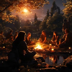 Armonía Sónica Del Fuego: Música Relajante De Spa - Paraíso de los sonidos de la naturaleza