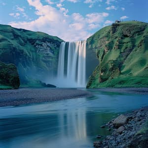 Cascada Nocturna: Tonos Reconfortantes Para Dormir - Ascua durmiente