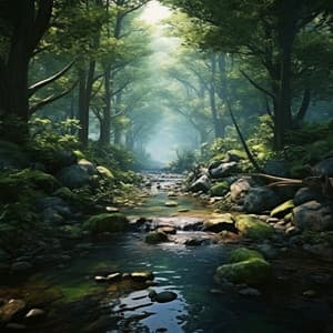 River's Productivity: Calming Workday Tunes - Soothing Waterfalls