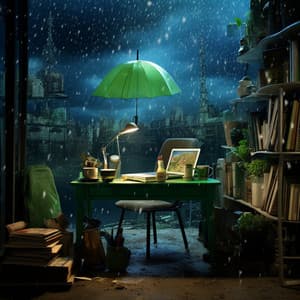 Calm Workspace: Raindrop Harmony Session - Nature's Noise