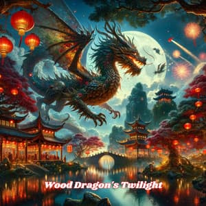 Wood Dragon's Twilight: Lunar New Year Echoes - Chinese Yang Qin Relaxation Man