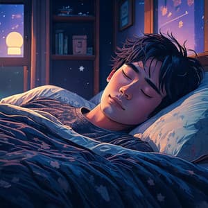 Soft Lofi Music for Nighttime Calm - 40 HZ Binaural Beats
