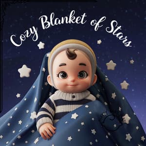 Cozy Blanket of Stars - Sleepy Baby Head