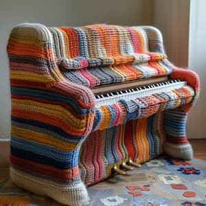 Tapices De Música De Piano: Notas Tejidas - Canciones del Edén