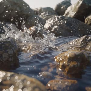 Serene Water Flow: Pure Chill Tunes - Embracing Sounds