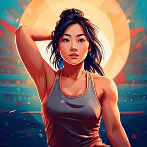 Sunset Yoga: Lofi Music for Evening Stretch - Binaural Tones