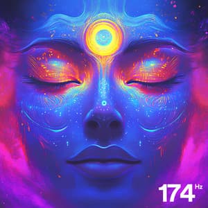 174Hz Frequency - Healing Music for Stress & Anxiety - High Vibes Now!