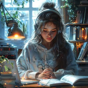 Música Ambiental Reflexiva: Estudio Armónico De Conciencia Plena - Música de Estudio Relajante