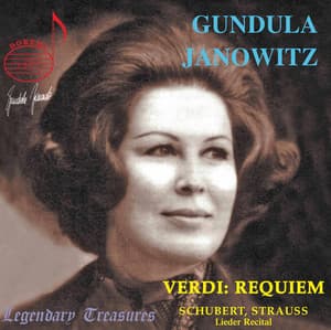 Gundula Janowitz, Vol.1: Verdi Requiem with Karajan, Lieder - Gundula Janowitz