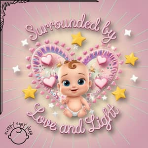 Surrounded by Love and Light - Sleepy Baby Head