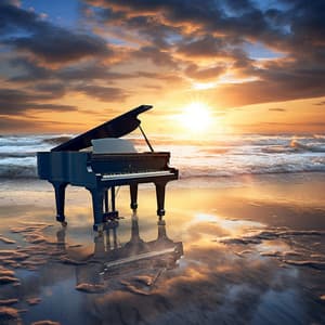 Relaxation Waves: Piano Serenity Drift - Calming Music Ensemble
