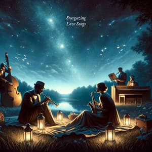 Stargazing Love Songs: Jazz Under the Open Sky - Romantic Love Songs Academy