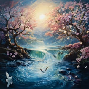 Creekside Canticle: Nature's Fluid Harmony - Jonci