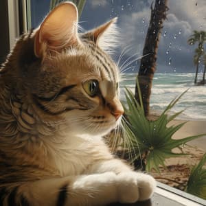 Binaural Waterside Cats: Melodic Streams - Patterns in Light