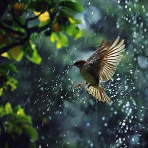 Nature's Sleep Symphony: Binaural Rain and Bird Sounds - Only Sleep