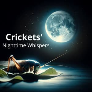 Crickets' Nighttime Whispers: Nature's Sleepy Serenades - Insomnia Meditation Zone