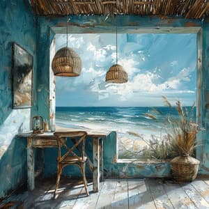 Flujo De Trabajo En El Océano: Relajante Ambiente Marino - Consorte de música de fondo empresarial