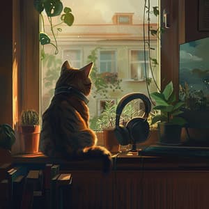 Lofi Cat Whiskers: Purring Peace - Cat Café Music