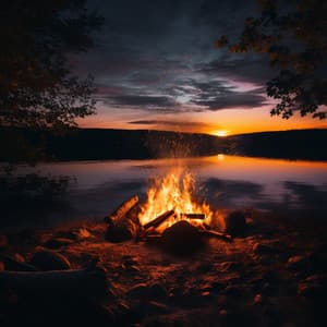 Flame Pulse: Fiery Echo Harmony - Brief Moments