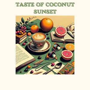 Taste of Coconut Sunset: Sunkissed Bossa Beats - Bossa Nova Energy Café