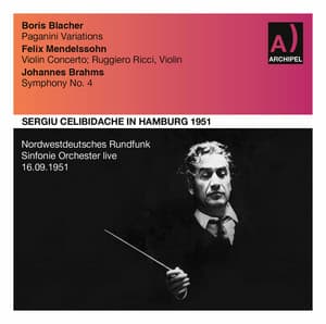 Blacher, Mendelssohn & Brahms: Orchestral Works - Ruggiero Ricci