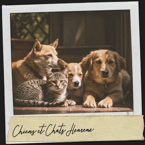 Chiens et Chats Heureux: félins de Sérénité - Ruido Blanco Hart