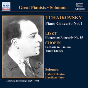 Tchaikovsky: Piano Concerto No. 1/ Chopin: Etudes - Solomon