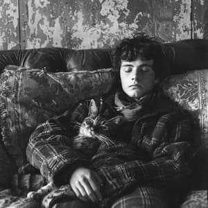 Armonía Felina: Música Relajante Para Compañeros Felinos - Gato dormido