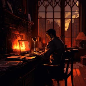 Blaze of Workplace Reflection: Fiery Office Rhapsody - KPR Sounds