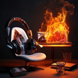 Blazing Intellect: Fiery Study Tune - Tranquil Serene