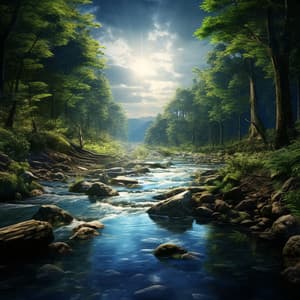 Riverside Dreams: Soft Sleep Melodies - Flows of Sleep