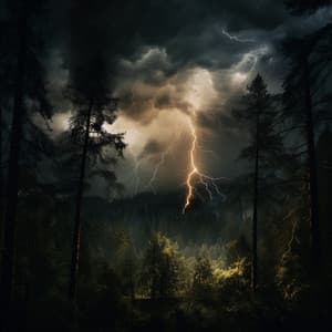 Nighttime Thunder for Sleep Serenity - Sleeping Stars