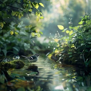 Serene Binaural Birds and Creek Nature Relaxation - Relaxing Sounds ASMR