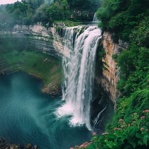 Serenidad De La Cascada: Sonidos Pacíficos De Relajación - Bienaventuranza