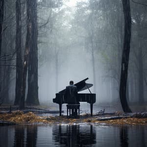 Escapada De Masaje Con Teclas De Piano Lluvioso - Adoración Música Piano