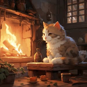 Fuego Para Gatos: Ritmos Suaves De La Llama - Sonidos de la naturaleza báltica