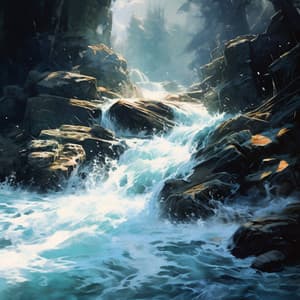 Sueño Sereno En El Río: Paisaje Del Sueño Junto Al Río - Creadora