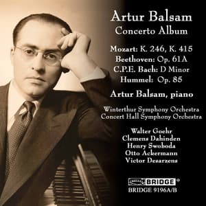 C.P.E. Bach, Beethoven, Mozart & Others: Piano Concertos - Artur Balsam
