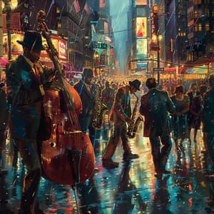 Ecos De Música Jazz: Ritmo De Noches Urbanas - Café Salón Jazz Chill Out