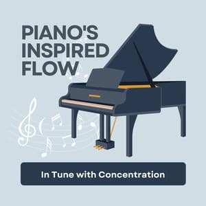 In Tune with Concentration: Piano's Inspired Flow - Moonlight Sonata