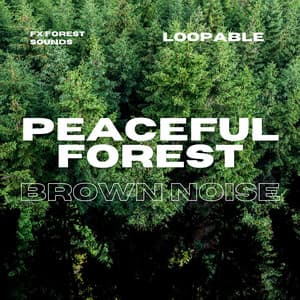 Peaceful Forest Sounds with Brown Noise, Loopable - Brown Noise Baby