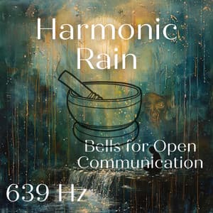 Harmonic Rain: 639 Hz Bells for Open Communication - Nebula of Dreams