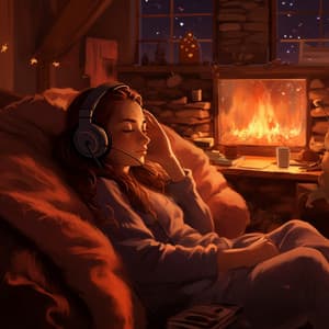 Fire Relaxation Oasis: Soothing Flames - ParaRelaxing