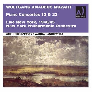 Wanda Landowska and Artur Rodzinsky live Mozart Piano Concertos 13 and 22 - Wolfgang Amadeus Mozart