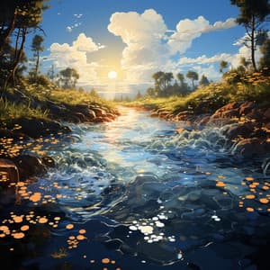 Armonía Del Agua: Arroyo De Tranquilidad - Naturaleza épica