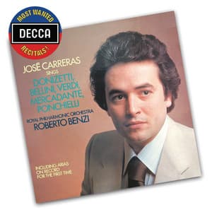 José Carreras Sings Donizetti, Bellini, Verdi, Mercadente, Ponchielli - José Carreras