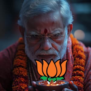 Darshan Modi Ji Diwali - BJP