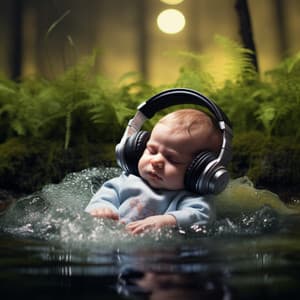 Baby Stream: Gentle Water Lullaby - Dinner Music Chill