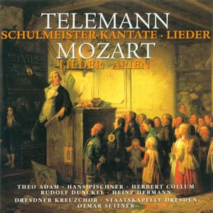 Vocal Recital : Adam, Theo - TELEMANN, G.P. / MOZART, W.A. - Staatskapelle Dresden