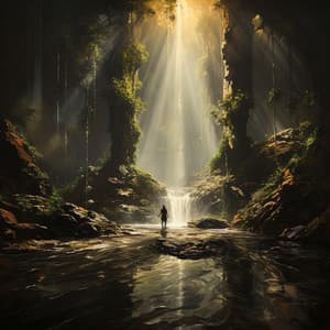 Cascadas Tranquilas: Paisajes Acuáticos Musicales - Sonidos Naturaleza